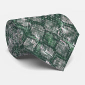 Gray, green imitation snake skin. krawatte (Gerollt)