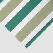 Gray Green Stripes Seidenpapier (Detail)
