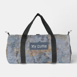 Gray Grunge Duffle Bag