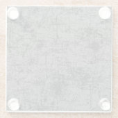 Gray Grunge Glasuntersetzer (Rückseite)