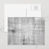 Gray Grunge Textured Postkarte (Vorne/Hinten)
