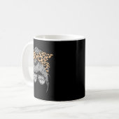Gray Hair Don’t Care Messy Bun  Kaffeetasse (Vorderseite Links)