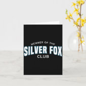 Gray Hair Don't Care G Headedness Men Fox Karte (Gelbe Blume)