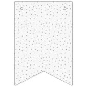 Gray Hand-Drawn Après Bébé Baby Shower Wimpelkette (Erste Fahne)