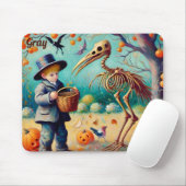 GRAY ~ Happy HALLOWEEN ~ Mousepad (Mit Mouse)