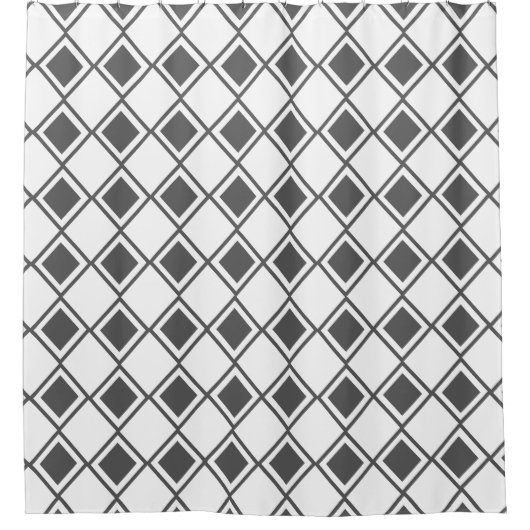 Gray Harlequin Duschvorhang (Vorderseite)