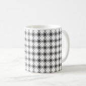 Gray Harlequin Kaffeetasse (VorderseiteRechts)