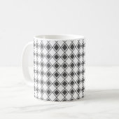 Gray Harlequin Kaffeetasse (Vorderseite Links)
