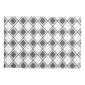 Gray Harlequin Kissenbezug (Rückseite)