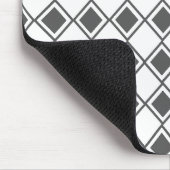 Gray Harlequin Mousepad (Ecke)