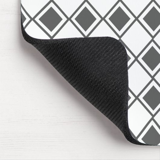 Gray Harlequin Mousepad (Ecke)