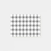 Gray Harlequin Post-it Klebezettel (Vorderseite)