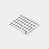 Gray Harlequin Post-it Klebezettel (angewinkelt)