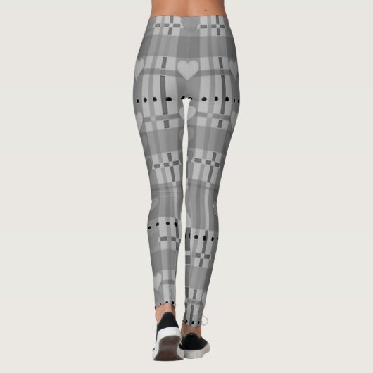 Gray Hart Leggings (Rückseite)