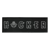 Gray Hat Hacker - Typ 3a Namenschild (Vorderseite)