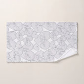 Gray Heart Liebe Wedding Elegant Handtuch (Handtuch)