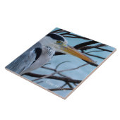 Gray Heron Fliese (Seite)