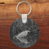 Gray Heron Schlüsselanhänger (Vorderseite)