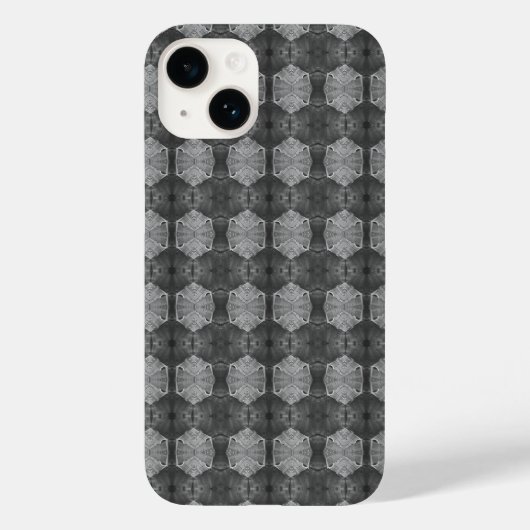 Gray Hexagon Case-Mate iPhone Hülle (Rückseite)