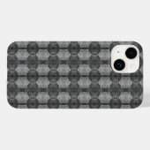 Gray Hexagon Case-Mate iPhone Hülle (Rückseite (Horizontal))