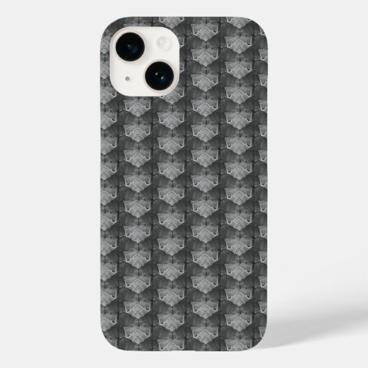 Gray Hexagon Var Case-Mate iPhone Hülle (Rückseite)