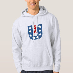 Gray Hooded Sweat for Men DESIGN USA Hoodie