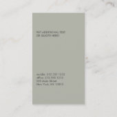 GRAY HORSES Nr. 3 Visitenkarte (Rückseite)