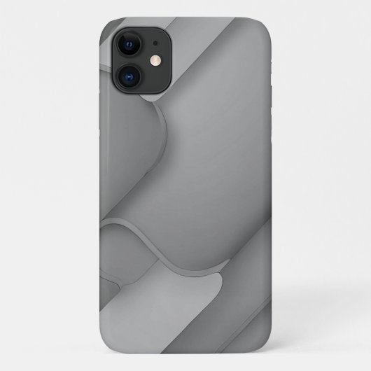 Gray Hues Modern Art Case-Mate iPhone Hülle (Rückseite)