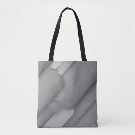 Gray Hues Modern Art Tasche (Vorderseite)