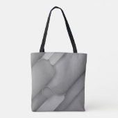Gray Hues Modern Art Tasche (Rückseite)