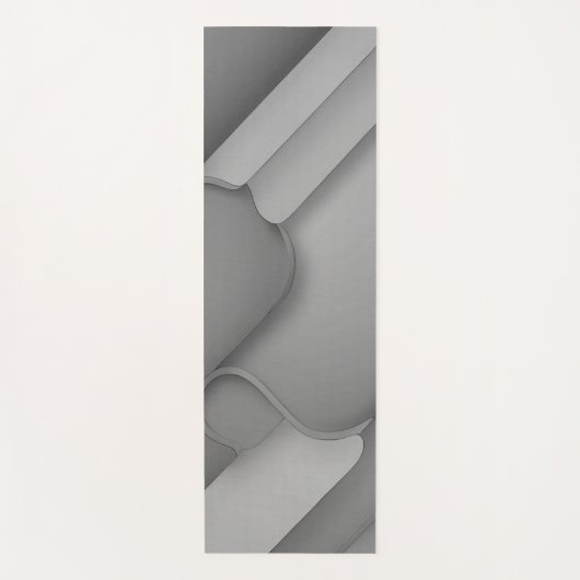 Gray Hues Modern Art Yogamatte (Vorderseite)