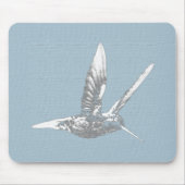 Gray Hummingbird Mousepad (Vorne)
