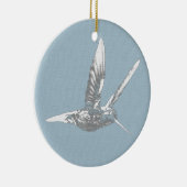 Gray Hummingbird Ornament (Rechts)