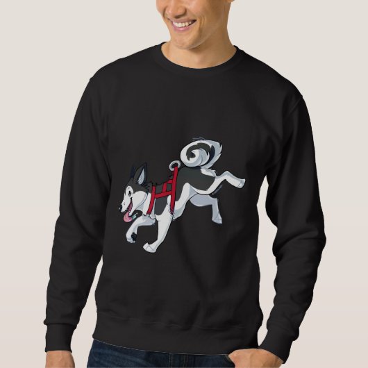 Gray Husky Running Sweatshirt (Vorderseite)