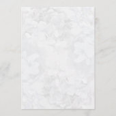 Gray Hydrangea Floral Program Fan Paper Programm (Vorderseite)