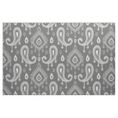 Gray Ikat Paisley Große Skala Stoff (Fat Quarter (45,7 x 55,9 cm))