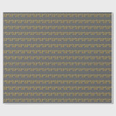Gray, Imitate Gold 22. (22.) Veranstaltung Geschenkpapier (Flach)