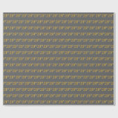 Gray, Imitate Gold 29. (29.) Event Geschenkpapier (Flach)