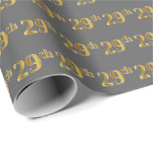 Gray, Imitate Gold 29. (29.) Event Geschenkpapier (Rolleneckpunkt)