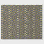Gray, Imitate Gold 60. (60.) Veranstaltung Geschenkpapier (Flach)