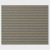 Gray, Imitate Gold 60. (60.) Veranstaltung Geschenkpapier (Flach)