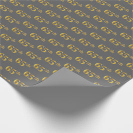 Gray, Imitate Gold 65. (65.) Veranstaltung Geschenkpapier