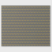 Gray, Imitate Gold 65. (65.) Veranstaltung Geschenkpapier (Flach)