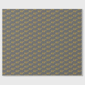 Gray, Imitate Gold 66. (66.) Veranstaltung Geschenkpapier (Flach)