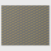 Gray, Imitate Gold 69. (69.-9.) Veranstaltung Geschenkpapier (Flach)