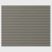 Gray, Imitate Gold 77. (77.-7.) Veranstaltung Geschenkpapier (Flach)