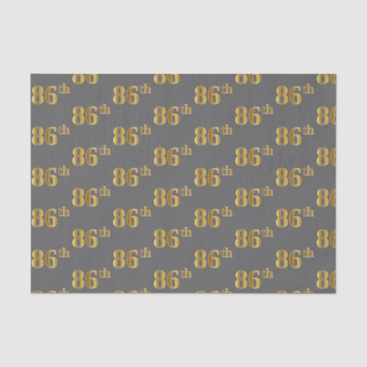 Gray, Imitate Gold 86. (86.) Event Seidenpapier (Vorderseite)