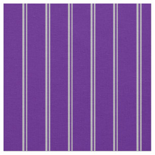 Gray & Indigo Lines Stoff