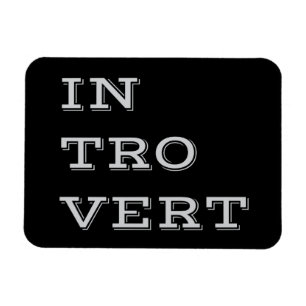 Gray Introvert Flexi Magnet