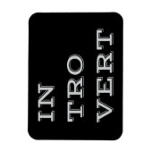 Gray Introvert Flexi Magnet (Vertikal)